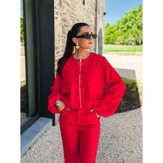 Veste rouge Yseult - Rouge