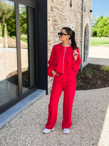 Veste rouge Yseult - Rouge