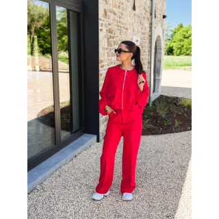 Veste rouge Yseult - Rouge