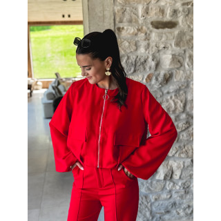 Veste rouge Yseult - Rouge
