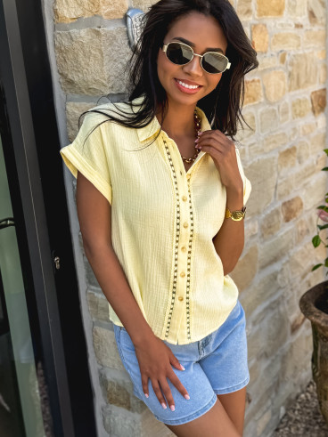 Chemise Elodia - Jaune