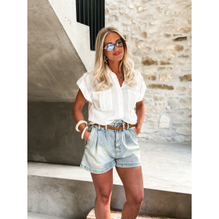 Chemisier Elaina - Blanc