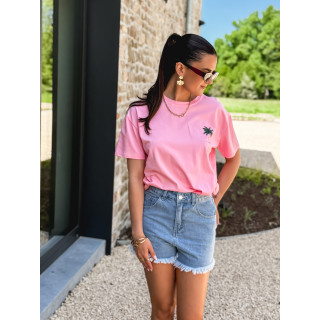 T-shirt "ALOHA" - Rose