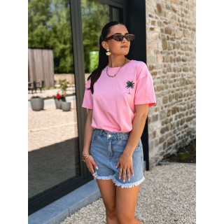 T-shirt "ALOHA" - Rose