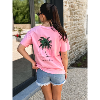 T-shirt "ALOHA" - Rose