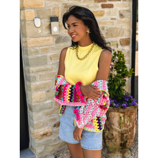 Gilet en crochet Raven - Multicolore