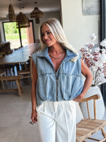 Veste en jeans Dubai - Bleu