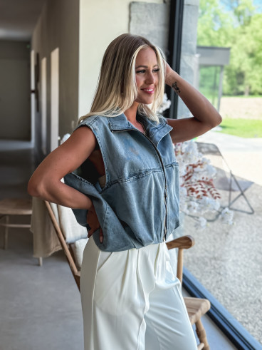Veste en jeans Dubai - Bleu