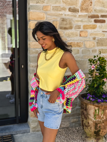 Short en jeans Sévilla - Bleu