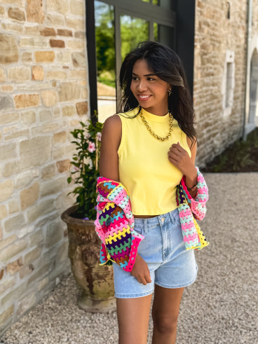 Short en jeans Sévilla - Bleu