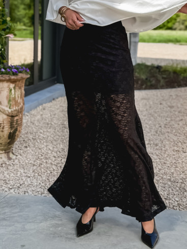 Jupe longue Everlee - Noir