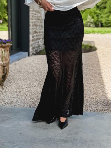 Jupe longue Everlee - Noir