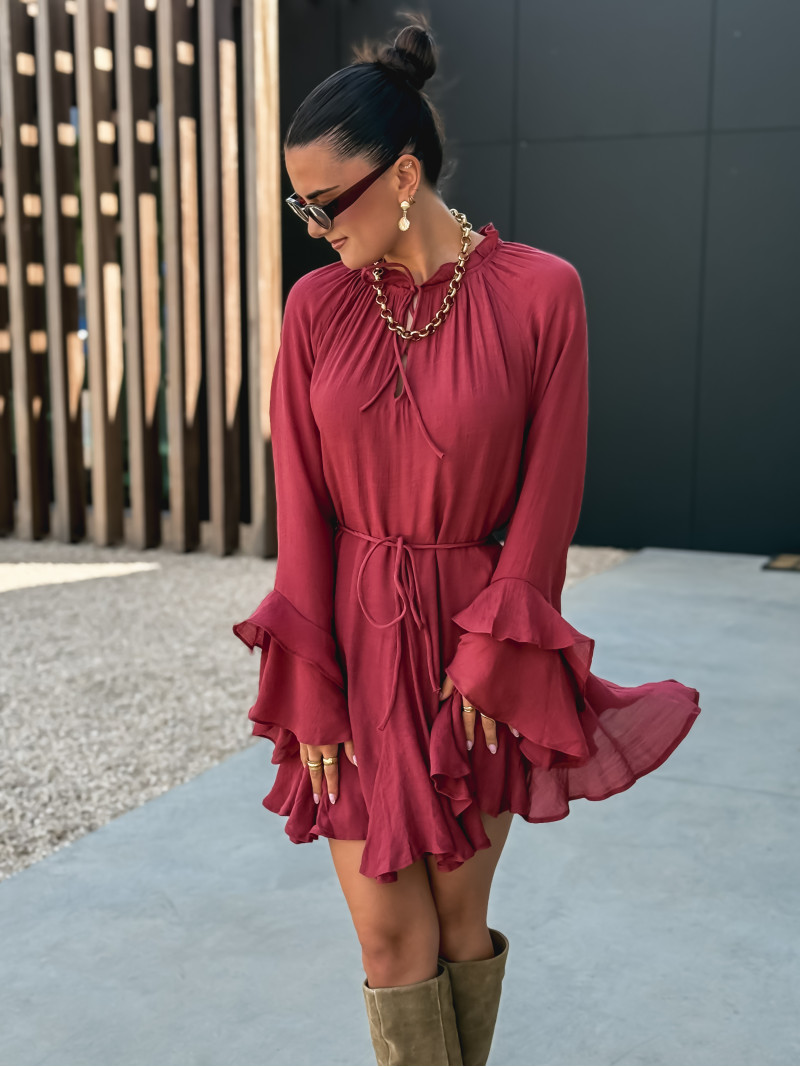 Robe courte Tripoli - Terracotta