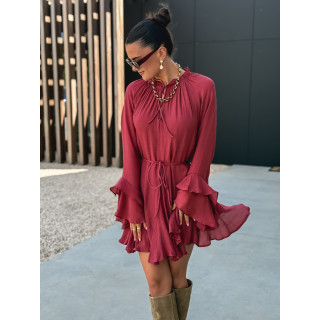 Robe courte Tripoli - Terracotta