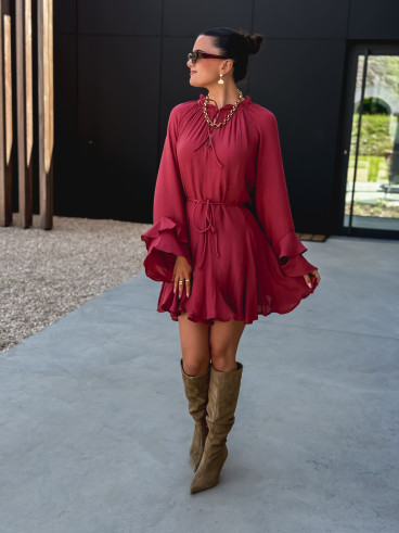 Robe courte Tripoli - Terracotta