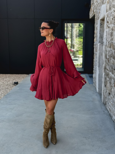 Robe courte Tripoli - Terracotta
