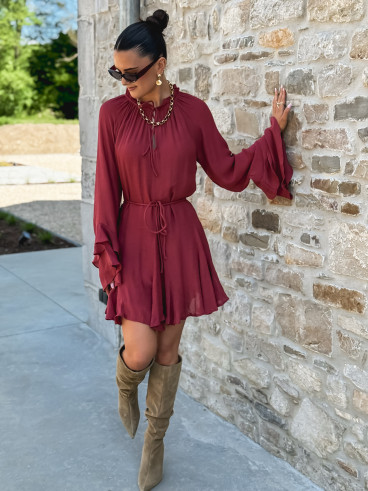 Robe courte Tripoli - Terracotta