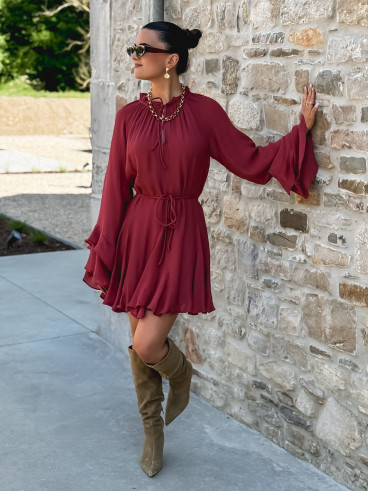 Robe courte Tripoli - Terracotta