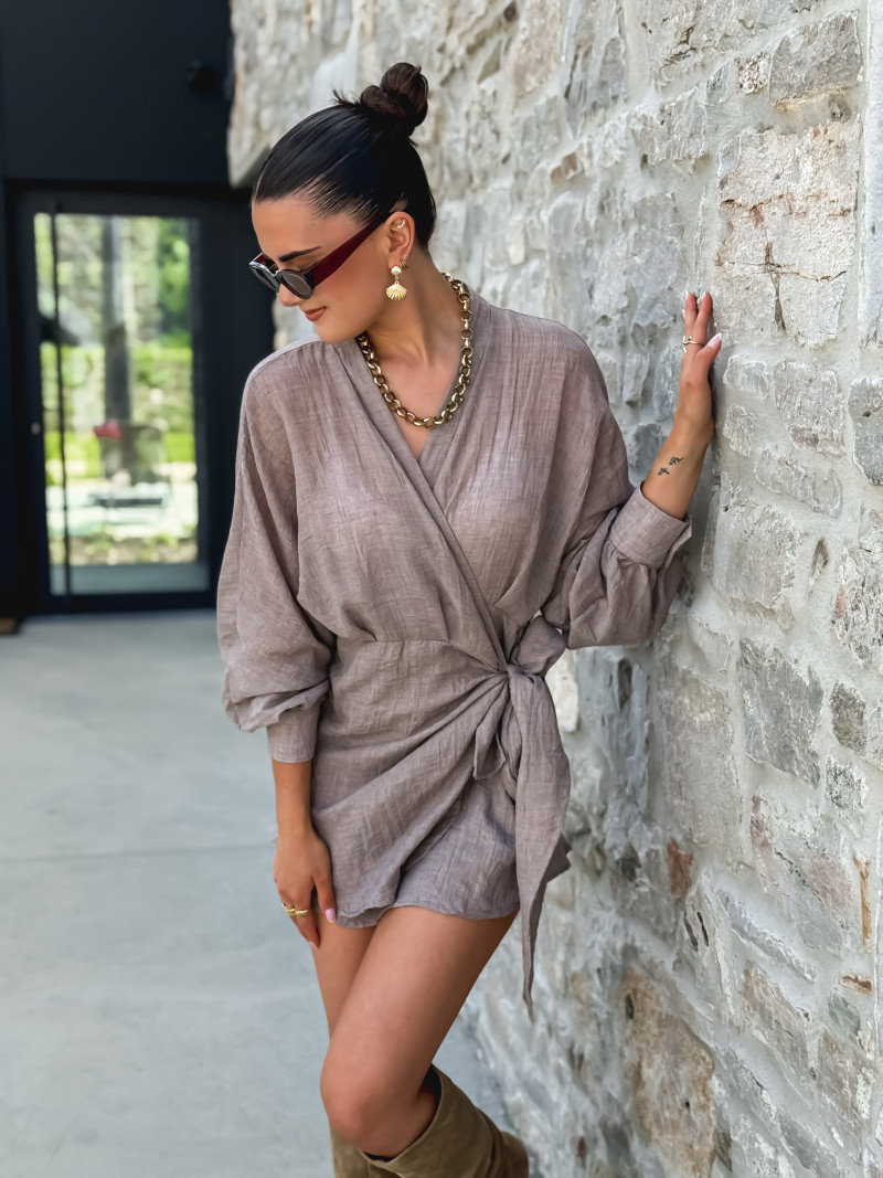 Robe Ebony - Taupe