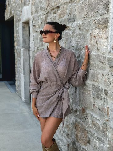 Robe Ebony - Taupe
