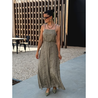 Robe longue Helen - Kaki