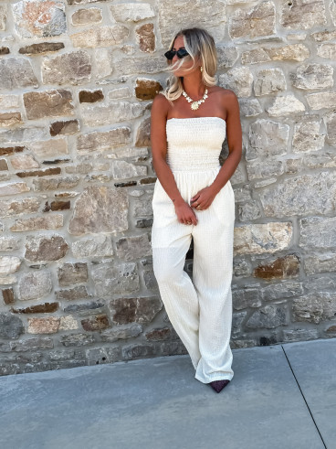 Combinaison pantalon Rosetta - Beige