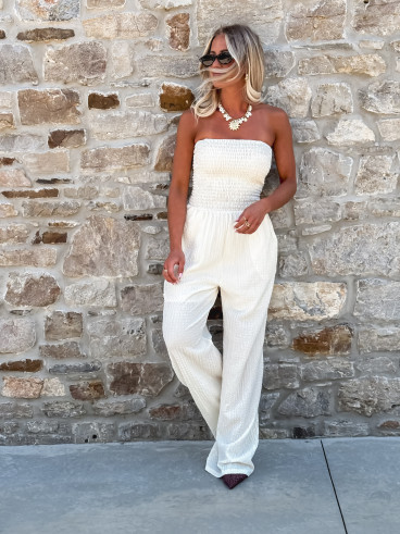 Combinaison pantalon Rosetta - Beige