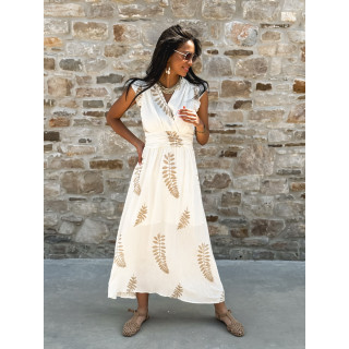 Robe longue Cassie - Beige