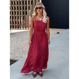 Robe longue Helen - Brique