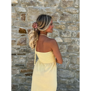 Robe longue Terry - Jaune