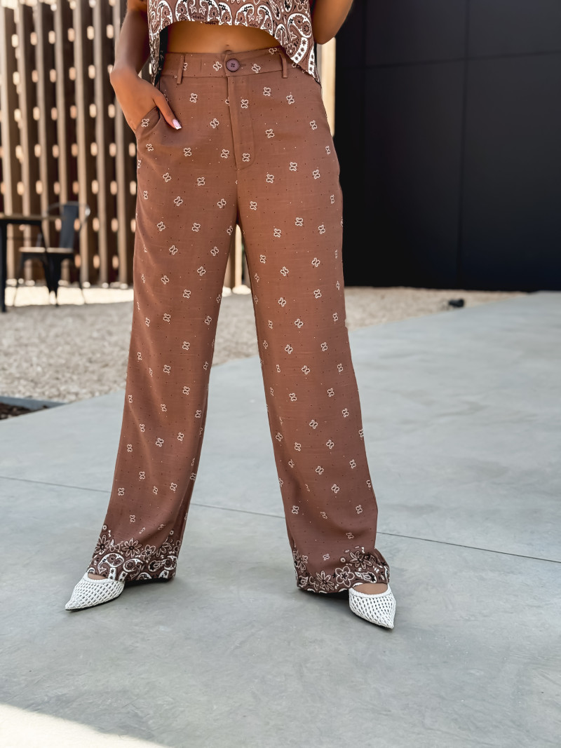 Pantalon Moya - Chocolat