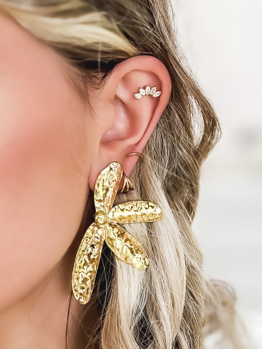 Boucles d'oreilles Leelou - Doré