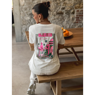 T-shirt Algeria - Blanc