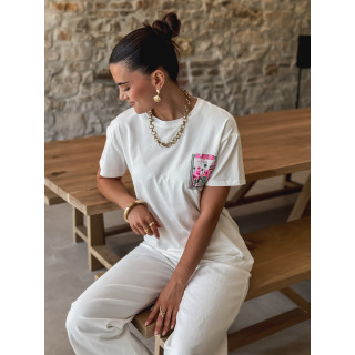 T-shirt Algeria - Blanc