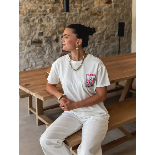 T-shirt Algeria - Blanc
