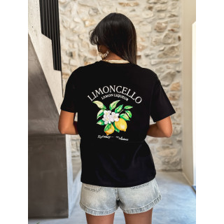 T-shirt Palm springs - Noir
