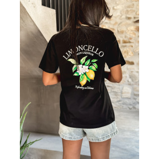 T-shirt Palm springs - Noir