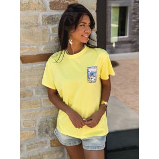 T-shirt Andiamo - Jaune