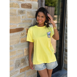 T-shirt Andiamo - Jaune