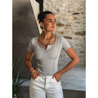 Blouse Daya - Gris