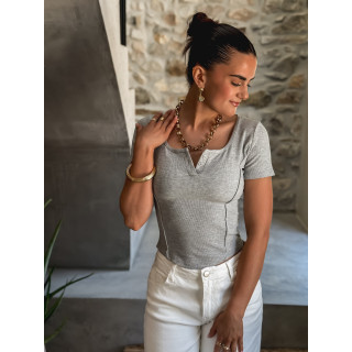 Blouse Daya - Gris
