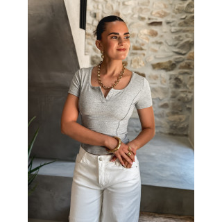 Blouse Daya - Gris
