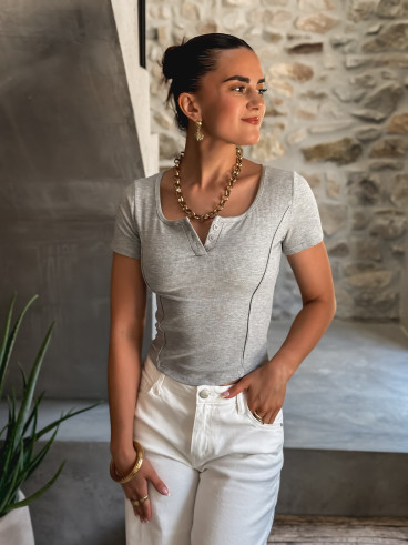 Blouse Daya - Gris