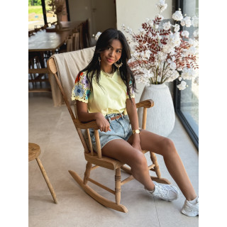 T-shirt Dounia - Jaune