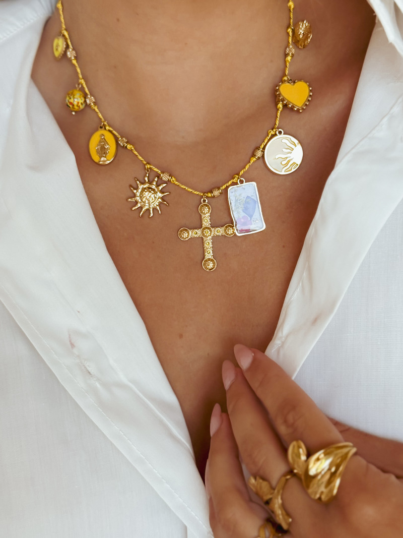 Collier Norberte - jaune