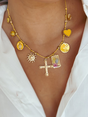 Collier Norberte - jaune