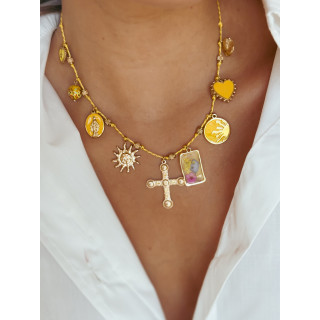Collier Norberte - jaune