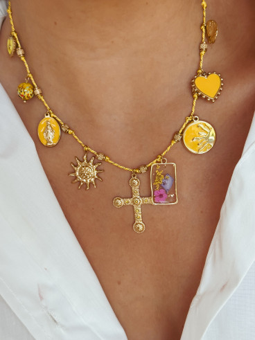 Collier Norberte - jaune
