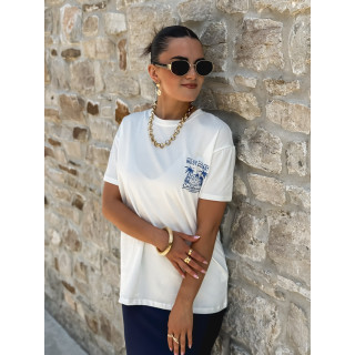 T-shirt West coast - Blanc