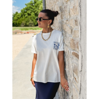 T-shirt West coast - Blanc